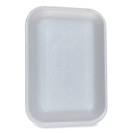 Gen Meat Trays, No 2. 8.5 x 6.03 x 1.11, White, 500PK 2WH